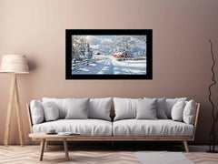Winter Landscape  Canvas Painting Print