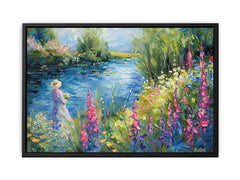 Lake Side  Canvas Art Print