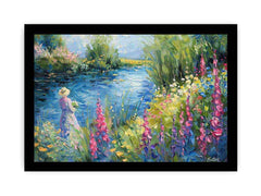 Lake Side  Canvas Art Print