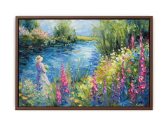 Lake Side  Canvas Art Print