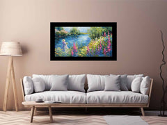 Lake Side  Canvas Art Print