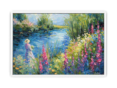 Lake Side  Canvas Art Print