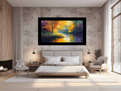 Forest Lake Canvas Painitng