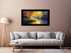 Forest Lake Canvas Painitng