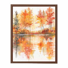Forest Watercolor   Canvas Art Print
