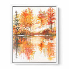 Forest Watercolor   Canvas Art Print