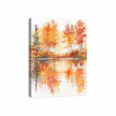 Forest Watercolor   Canvas Art Print