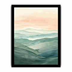Serene Landscape  Canvas Art Print