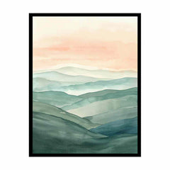 Serene Landscape  Canvas Art Print