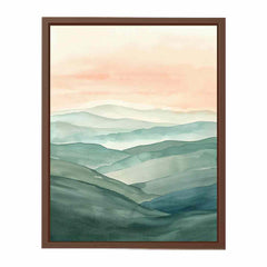 Serene Landscape  Canvas Art Print