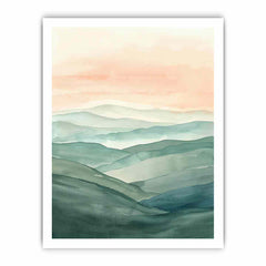Serene Landscape  Canvas Art Print