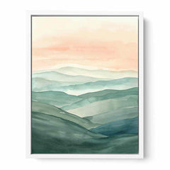 Serene Landscape  Canvas Art Print