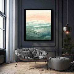 Serene Landscape  Canvas Art Print
