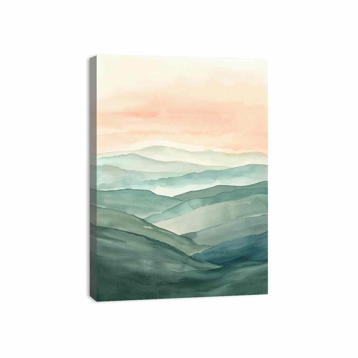 Serene Landscape  Canvas Art Print