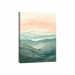 Serene Landscape  Canvas Art Print