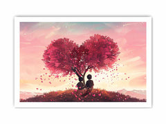 Love Tree  Canvas Art Print