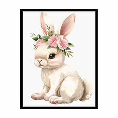 Cute Bunny  Canvas Art Print