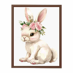 Cute Bunny  Canvas Art Print
