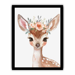 Baby Deer Canvas Art Print