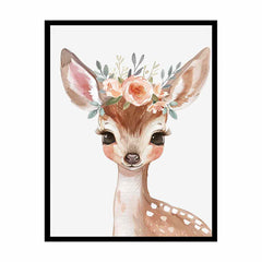Baby Deer Canvas Art Print