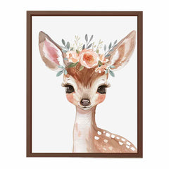 Baby Deer Canvas Art Print