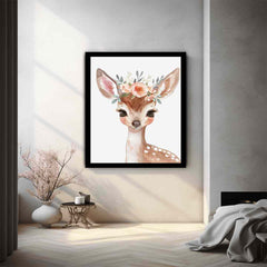 Baby Deer Canvas Art Print