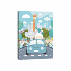 Kids Car  Nursery Wall art  Poster