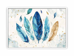Boho Feathers  Canvas Art Print