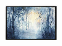 Misty Forest  Canvas Art Print