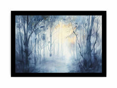 Misty Forest  Canvas Art Print
