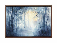 Misty Forest  Canvas Art Print