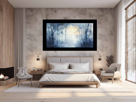 Misty Forest  Canvas Art Print