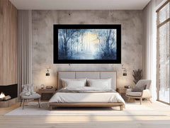 Misty Forest  Canvas Art Print