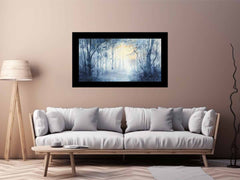 Misty Forest  Canvas Art Print