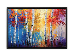 Birch Trees Canvas Art Print