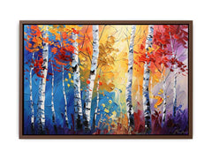 Birch Trees Canvas Art Print