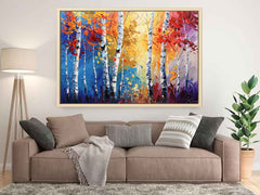 Birch Trees Canvas Art Print