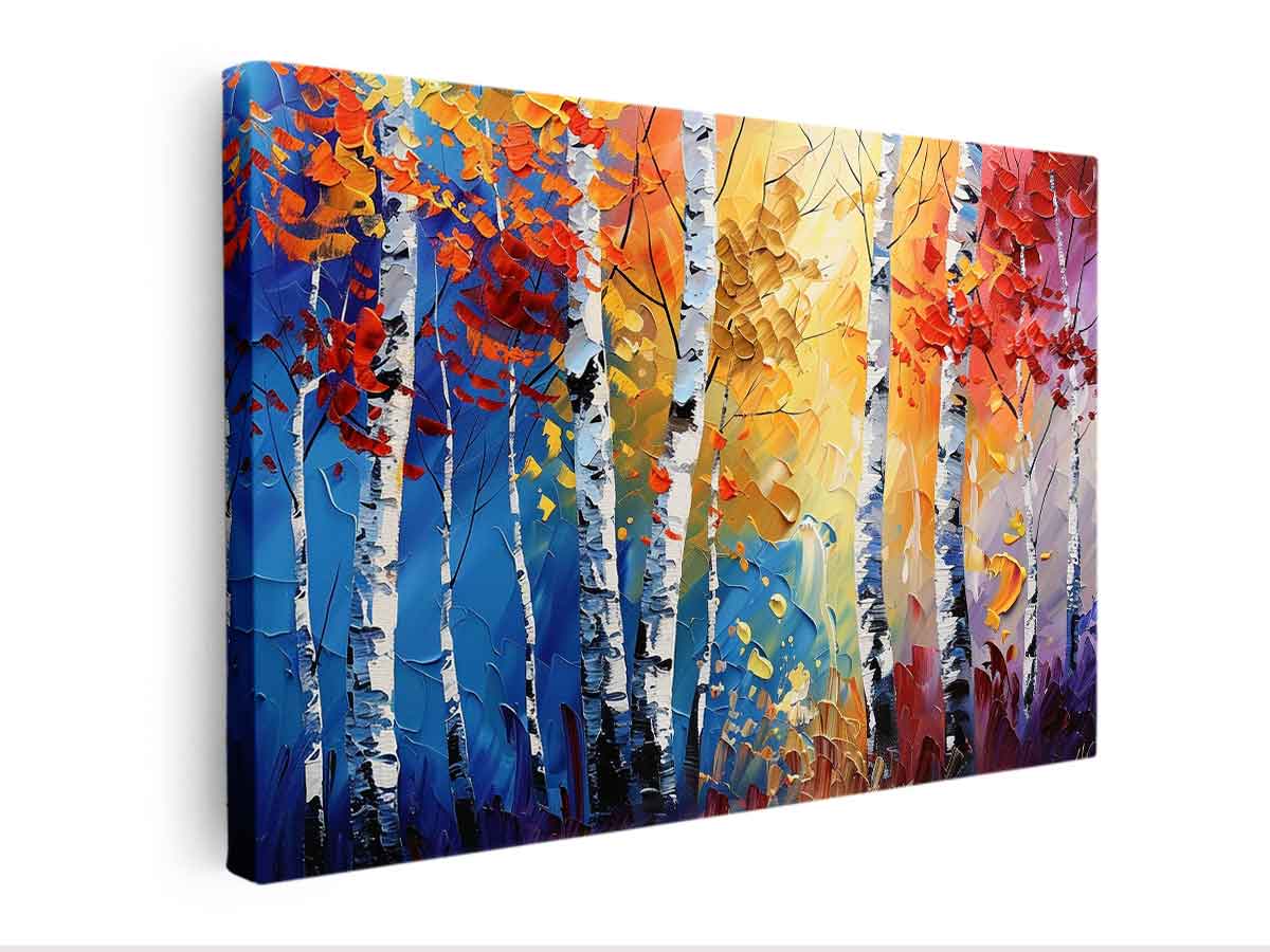 Birch Trees Canvas Art Print
