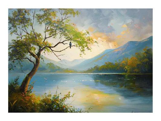 Forest River Canvas Art Print