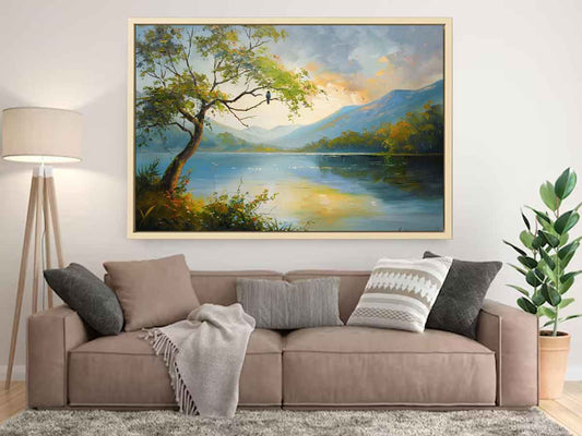 Forest River Canvas Art Print