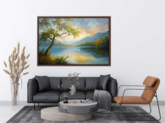 Forest River Canvas Art Print