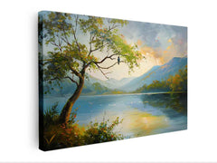 Forest River Canvas Art Print