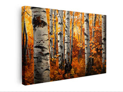 Birch Tree Canvas Art Print Artowrk