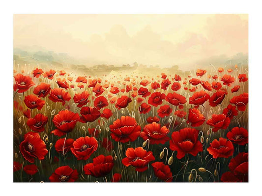 Poppy Field Canvas Artwork