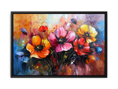Colorful Floral art For Living Room