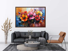 Colorful Floral art For Living Room