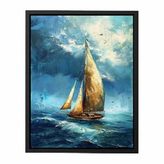 Sailing Boat Canvas Art Print