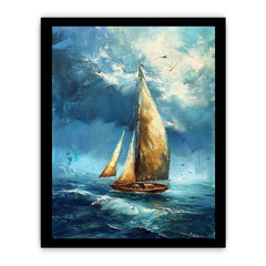 Sailing Boat Canvas Art Print