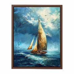 Sailing Boat Canvas Art Print