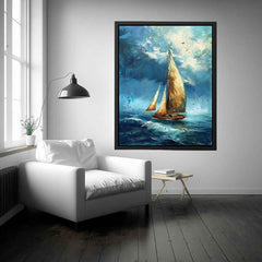 Sailing Boat Canvas Art Print